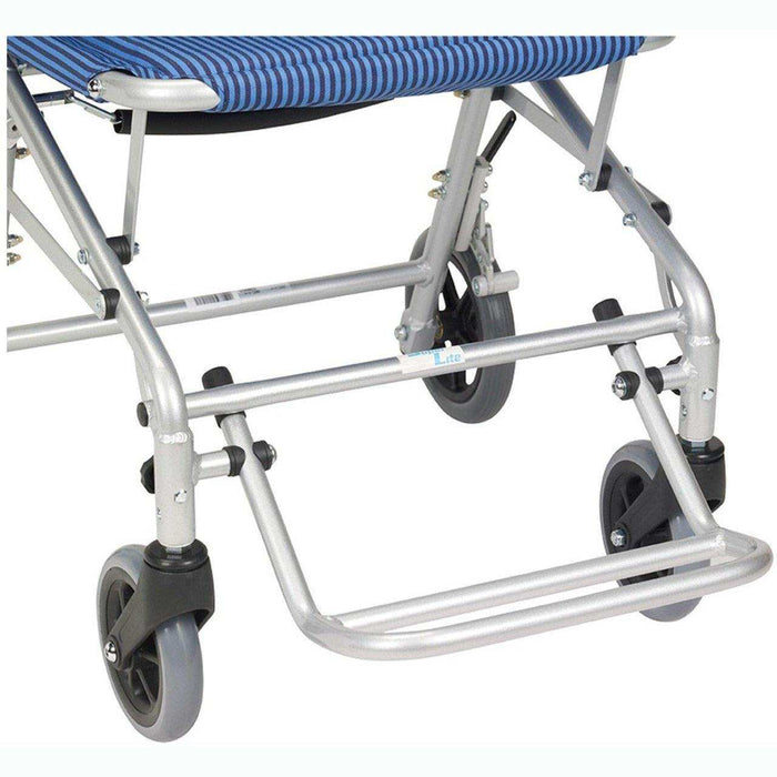 Drive Medical Super Light Folding Transport Wheelchair with Carry Bag - Elvoros