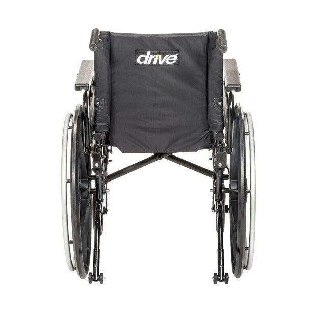 Drive Medical Viper Wheelchair with Flip Back Removable Arms - Elvoros