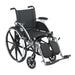 Drive Medical Viper Wheelchair with Flip Back Removable Arms - Elvoros