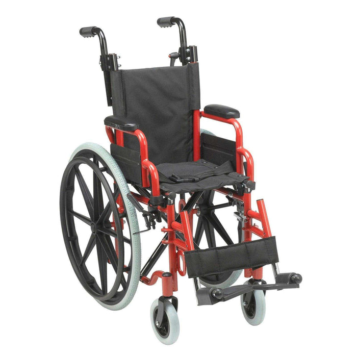 Drive Medical Wallaby Pediatric Folding Wheelchair - Elvoros