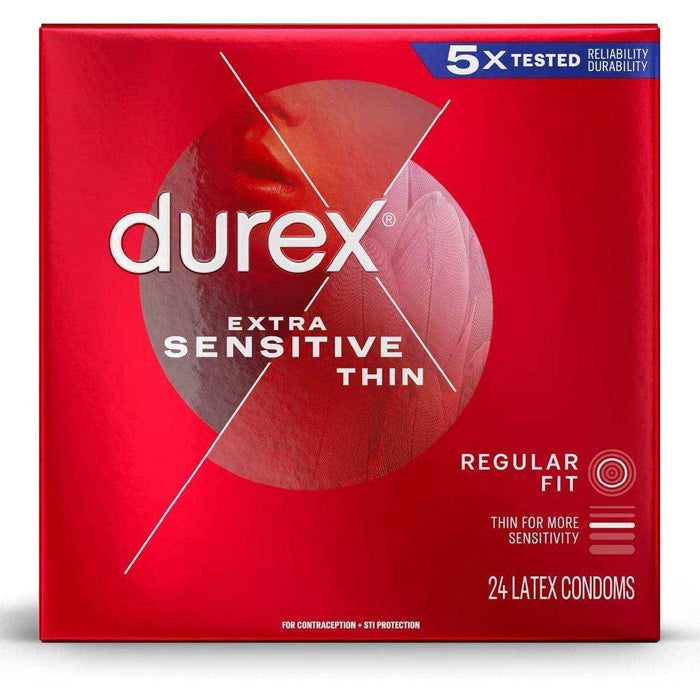 Durex Extra Sensitive Ultra Fine Natural Latex Regular Fit Condoms