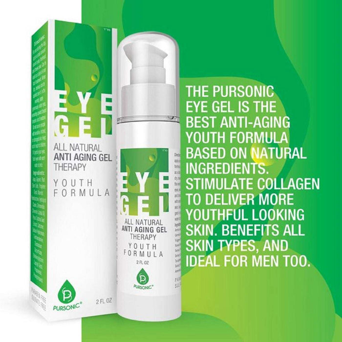 Pursonic All Natural Professional Anti Aging Eye Gel - 2 Oz