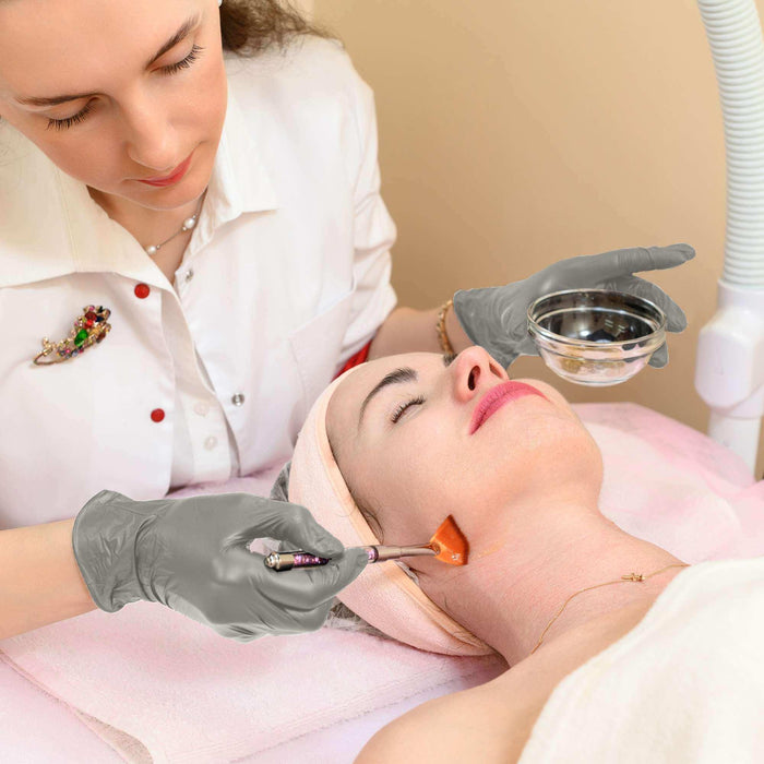 WeCare Pearlescent Chrome Disposable Nitrile Gloves - Elvoros