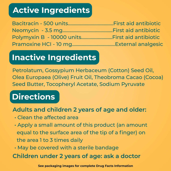 Neosporin + Pain + Itch + Scar First Aid Antibiotic Ointment - 0.5 Oz - Elvoros