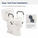Drive Medical PreserveTech Secure Lock Raised Toilet Seat - 5" Height - Elvoros