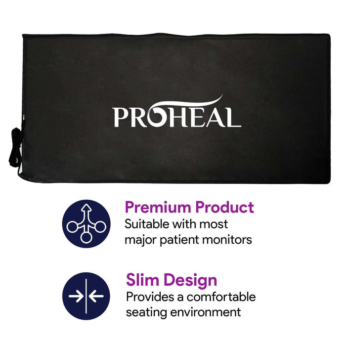 ProHeal Elderly Monitoring Bed Sensor Floor Pad - 20” x 30” - Elvoros