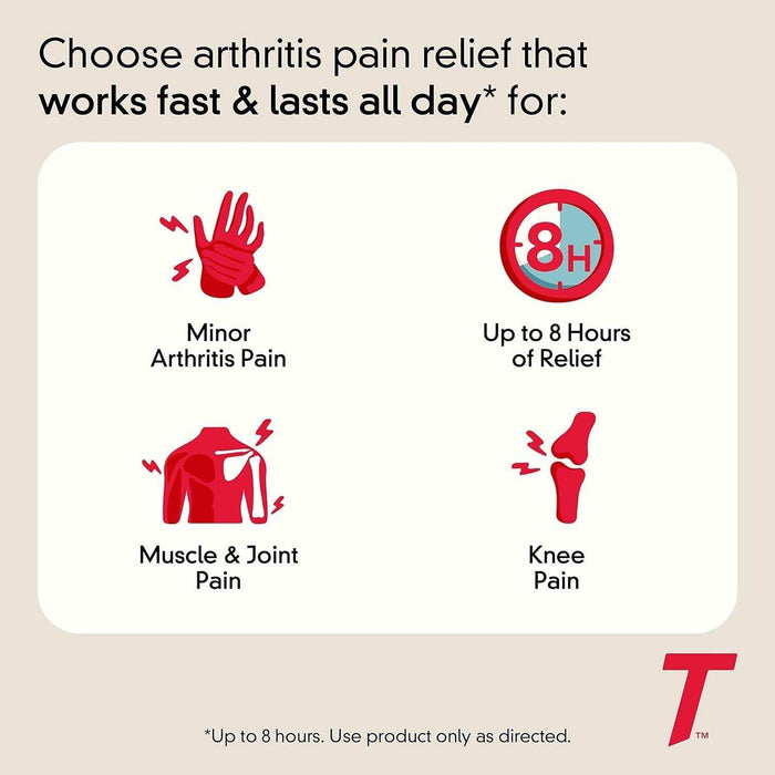Tylenol 8 Hour Arthritis & Joint Pain Acetaminophen Tablets - 24 Ct - Elvoros