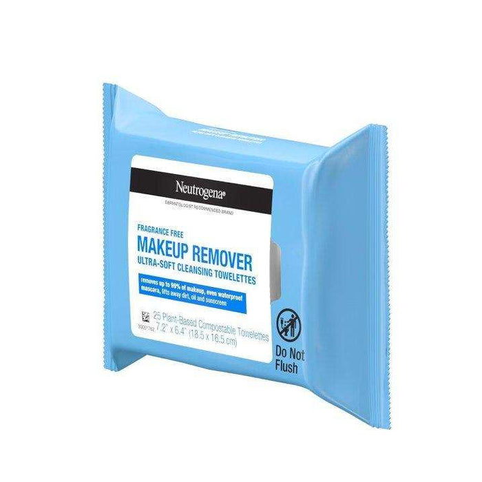 Neutrogena Makeup Remover Towelettes Fragrance Free - 25 ct - Elvoros