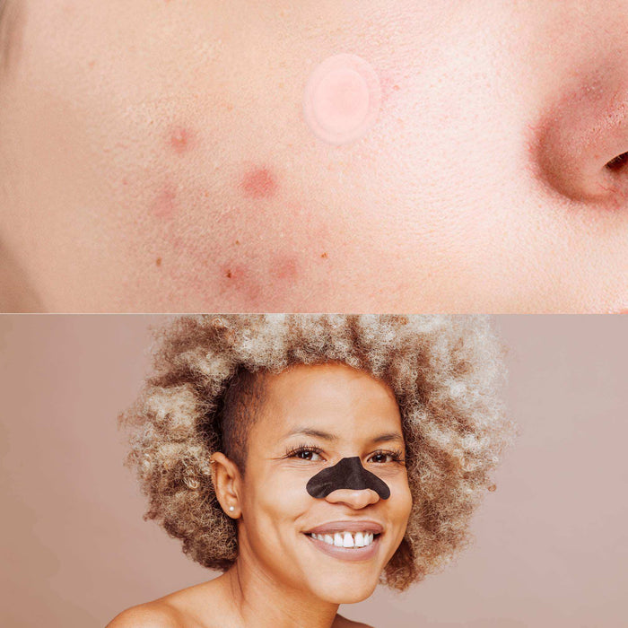 Pursonic Pamper & Glow Bundle: Charcoal Nose Strips Coffee Scrub Coconut Oil Mask Honey Mask