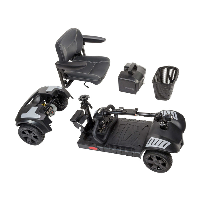 Drive Medical Phoenix LT Portable 4-Wheel Travel Power Scooter - Elvoros