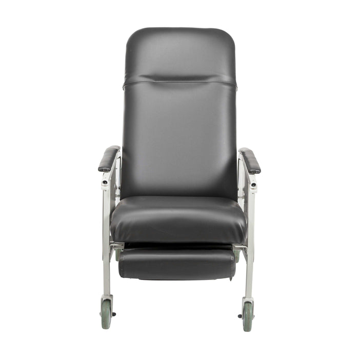 Drive Medical 3 Position Heavy Duty Bariatric Geri Chair Recliner in Charcoal