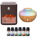 Pursonic Himalayan Salt Lamp & Aromatherapy Diffuser Wellness Set shophomemed