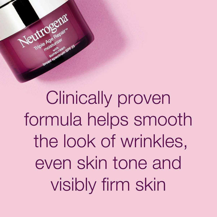 Neutrogena Triple Age Repair Moisturizer with SPF 25 - 1.7 oz - Elvoros