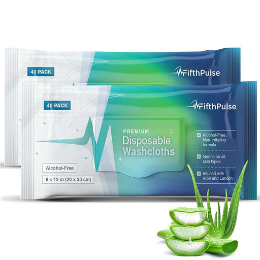 FifthPulse Aloe Body Wipes - 2 Pack - Elvoros