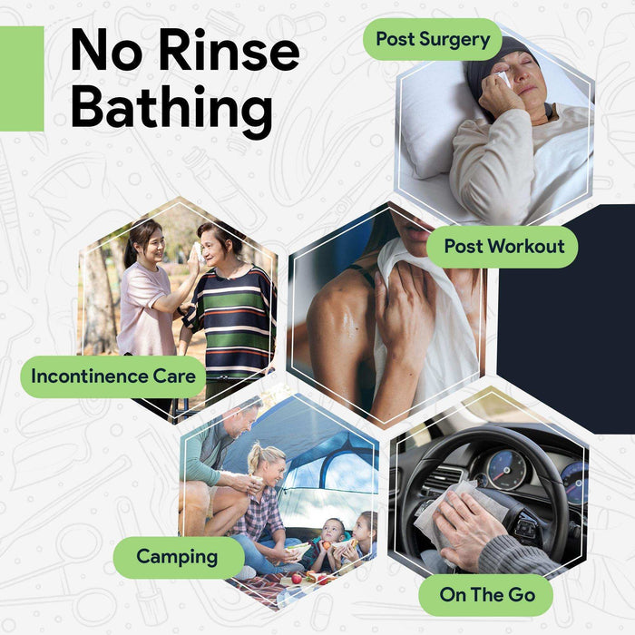 FifthPulse Aloe Body Wipes - 2 Pack - Elvoros