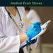 FifthPulse Blue Nitrile Disposable Gloves - Elvoros