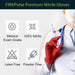 FifthPulse Burgundy Nitrile Exam Gloves - Elvoros