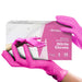 FifthPulse Hot Pink Disposable Nitrile Gloves - Elvoros