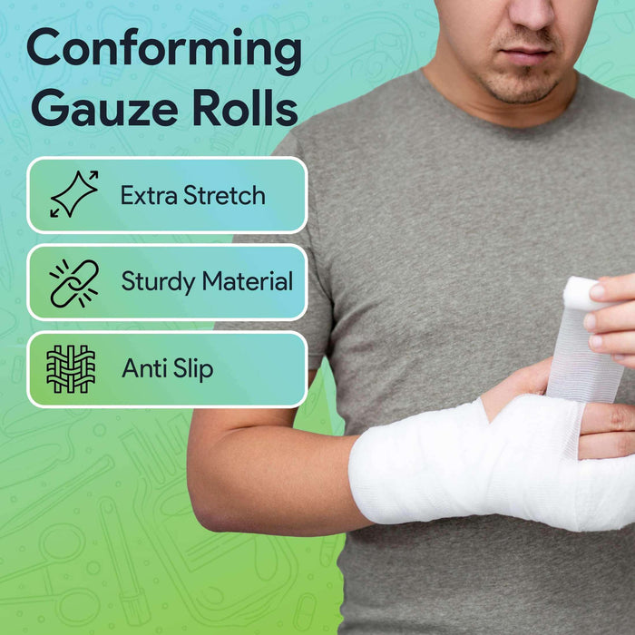 FifthPulse Premium Stretch Gauze - Elvoros