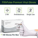FifthPulse White Vinyl Exam Gloves - Elvoros
