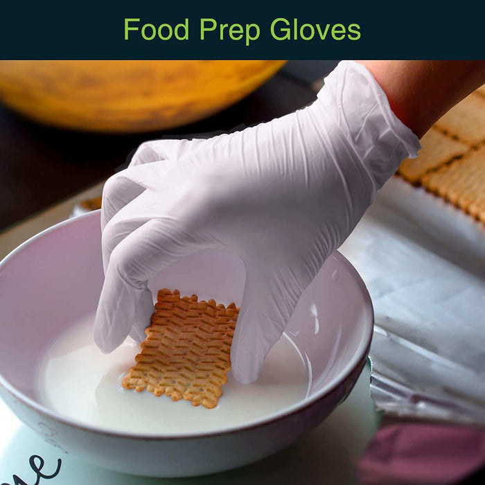 FifthPulse White Vinyl Exam Gloves - Elvoros