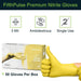 FifthPulse Yellow Disposable Nitrile Gloves - Elvoros