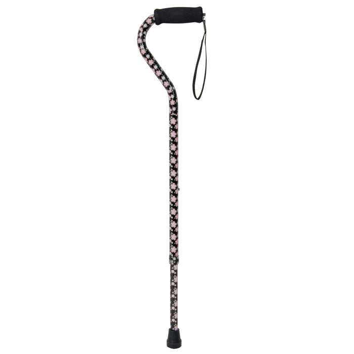 Foam Grip Offset Handle Walking Cane - Elvoros