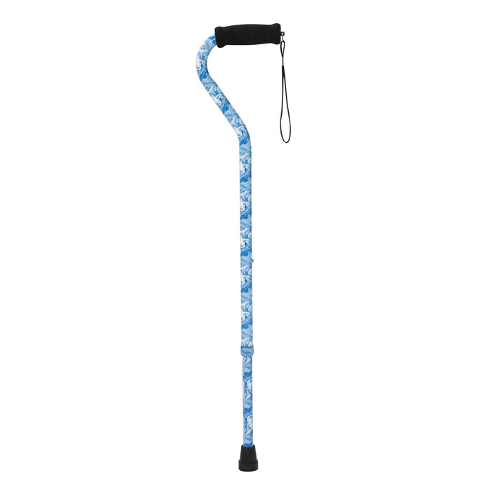Foam Grip Offset Handle Walking Cane - Elvoros