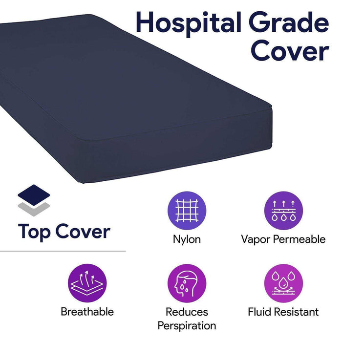 ProHeal Foam Hospital Bed For Pressure Redistribution - Bed Sore Prevention - Elvoros