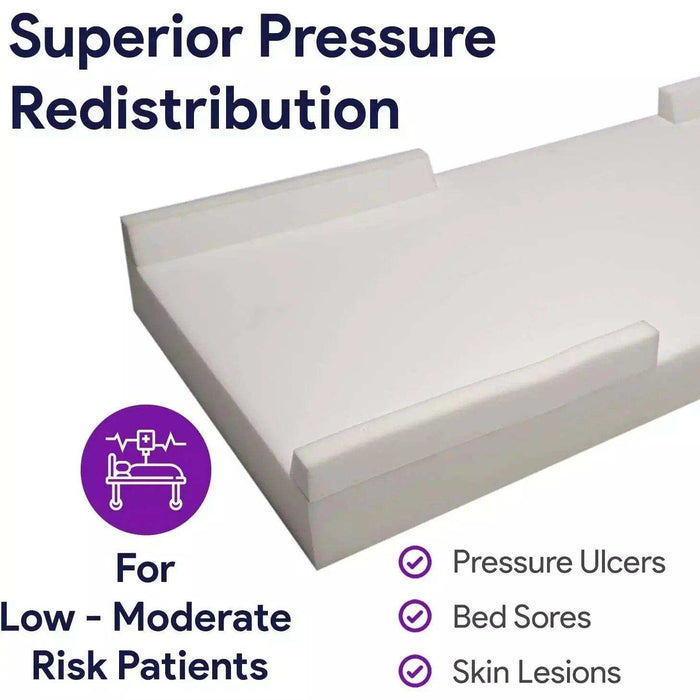 ProHeal Foam Hospital Bed For Pressure Redistribution - Bed Sore Prevention - Elvoros