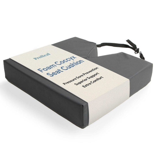 Foam Wheelchair Cushion With Coccyx Cutout - Elvoros