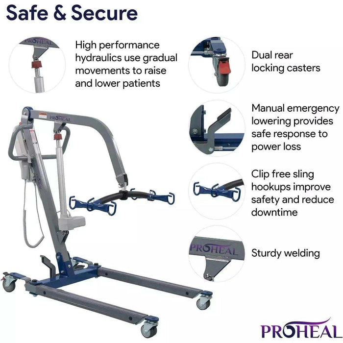 ProHeal Portable Patient Lift - Elvoros