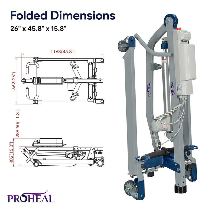 ProHeal Portable Patient Lift - Elvoros