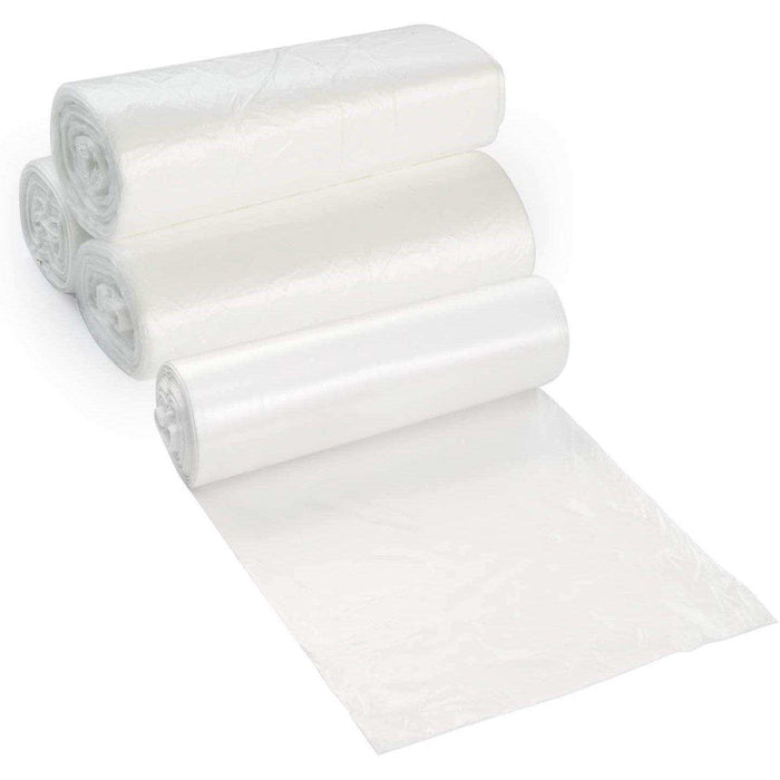 Gallon Clear Trash Bags, 10 Microns 4 Coreless Rolls - Elvoros