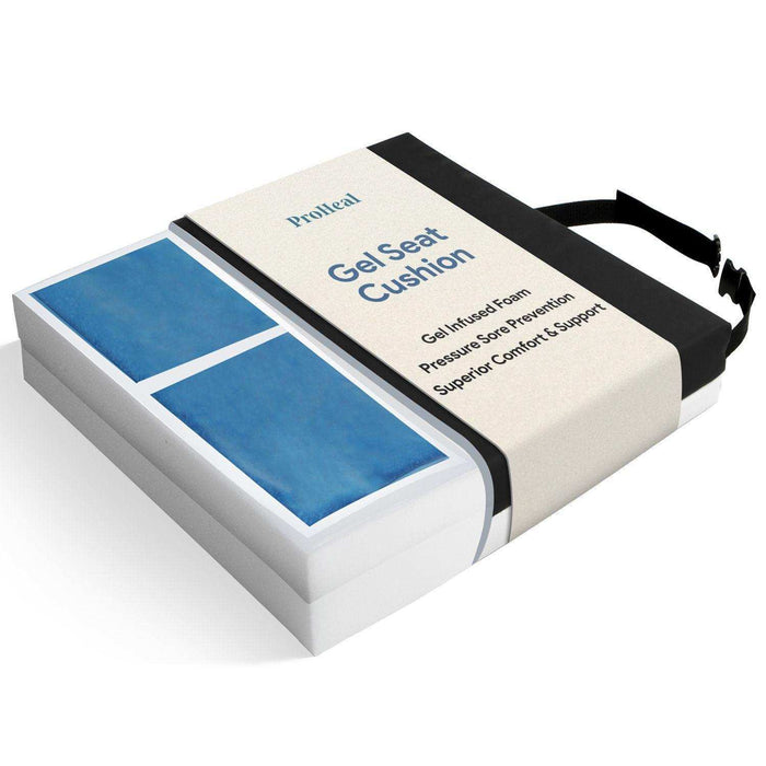 ProHeal Gel Infused Foam Wheelchair Cushion - Elvoros