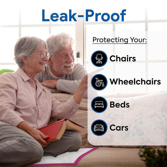 Hand-E Incontinence Disposable Underpads - Pink - Elvoros