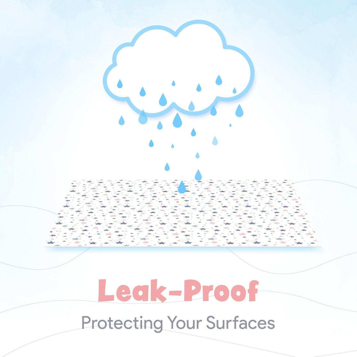 Hand-E Playful Baby Disposable Changing Pads - Stars Print - Elvoros