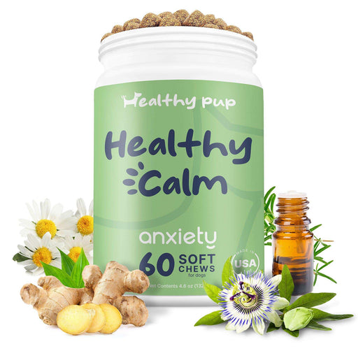 Healthy Pup Healthy Calm Anxiety Supplement for Dogs - Elvoros