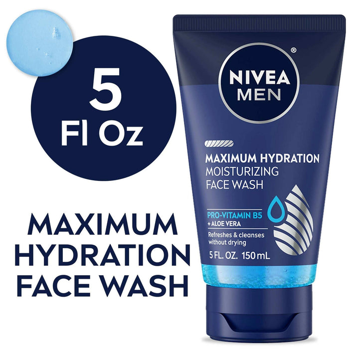Nivea Men Maximum Hydration Moisturizing Face Wash & Face Lotion with Aloe Vera