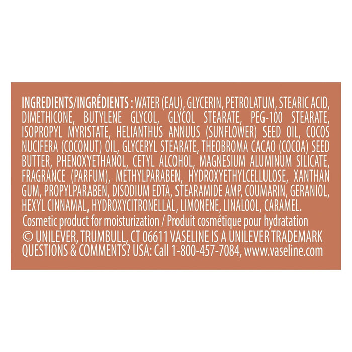 Vaseline Intensive Care Moisturizing Body Lotion Cocoa Radiant