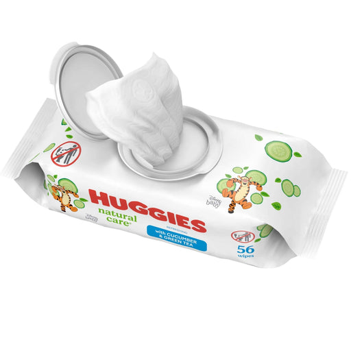 Huggies Natural Care Refreshing Baby Scented Wipes Cucumber & Green Tea - 56 Ct