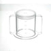 2 Handed Spillproof Clear Mug with 2 Lids