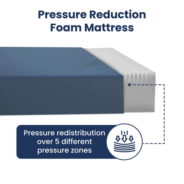 Drive Medical Therapeutic Foam Pressure Reduction Support Mattress - Elvoros