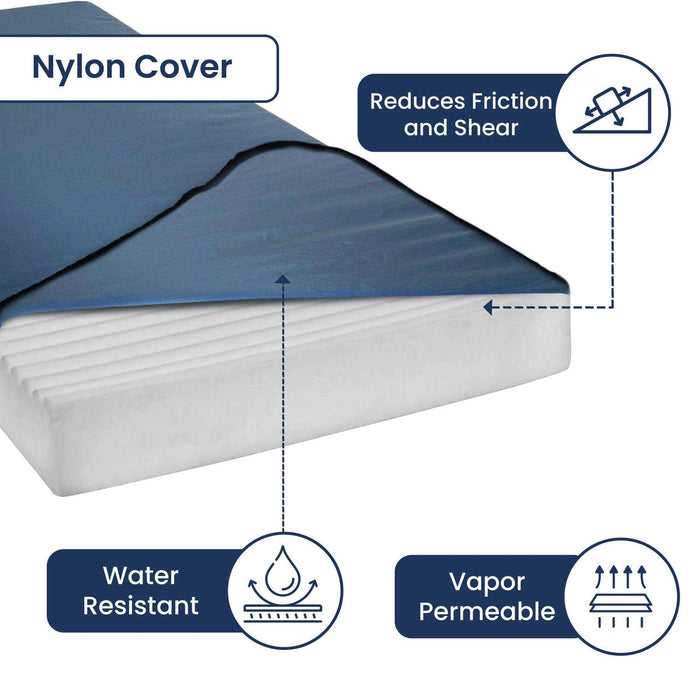 Drive Medical Therapeutic Foam Pressure Reduction Support Mattress - Elvoros