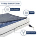 Drive Medical Med Aire Plus Defined Perimeter Low Air Loss Mattress - 8" - Elvoros