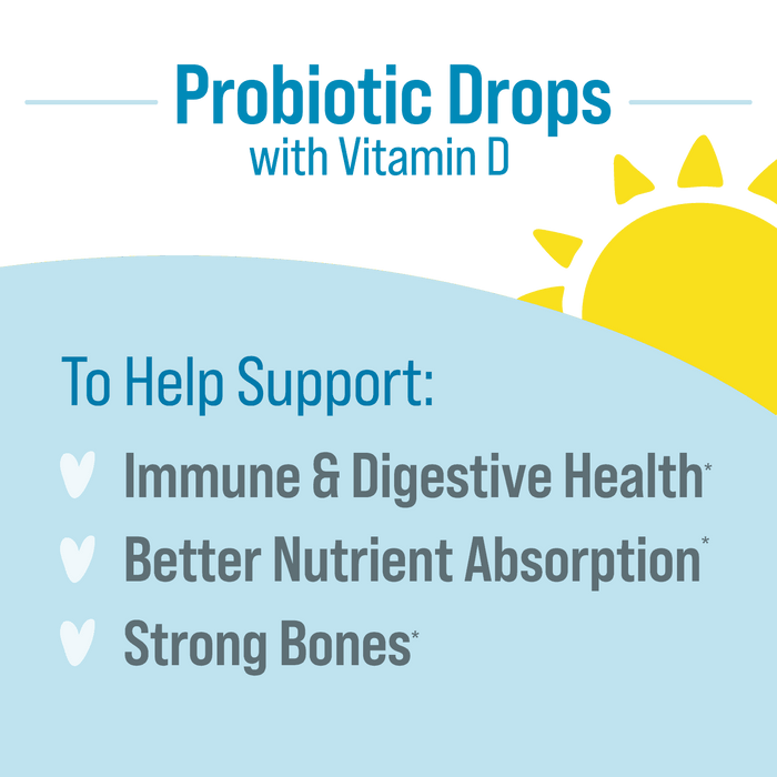 Culturelle Baby Immune + Digestive Support Probiotic Drops For Infants & Newborns - 0.3 fl oz