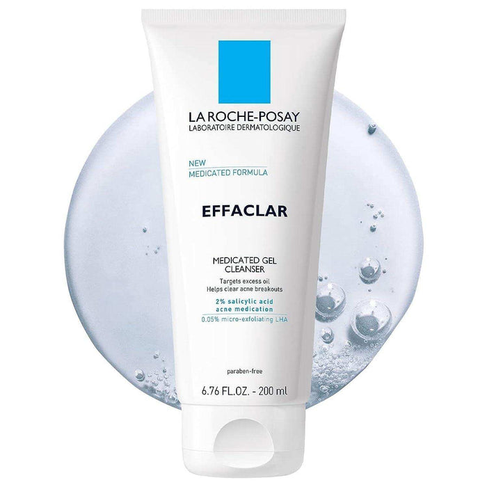 La Roche-Posay Effaclar Medicated Gel Acne Cleanser - 6.76 oz. - Elvoros