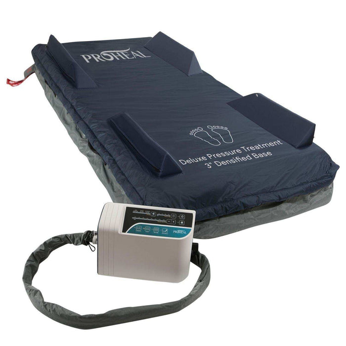 ProHeal Low Air Loss Alternating Pressure Mattress and Rails, 3" Fiber Base - Elvoros