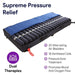 Low Air Loss Alternating Pressure Mattress With Rails - 36"x80"x8"/11" - Elvoros