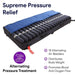 Low Air Loss Alternating Pressure Overlay - Bed Sore Pressure Pad - 36"x80"x5" - Elvoros